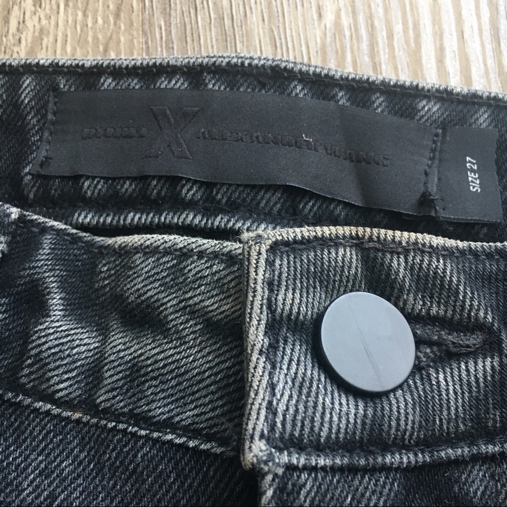 ALEXANDER WANG denim high waist cutoff shorts 27 - Picture 4 of 8